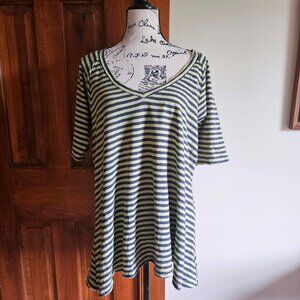 Cut Loose A-Line Tee Sz L